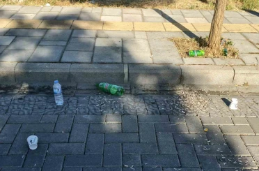 Karaçay’da utandıran manzara 