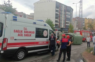 Karadeniz Ereğli’de kontrolden çıkan araç devrildi 