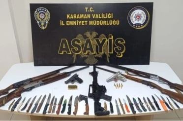 Karaman polisinin asayiş uygulamaları devam ediyor: 11 tutuklama