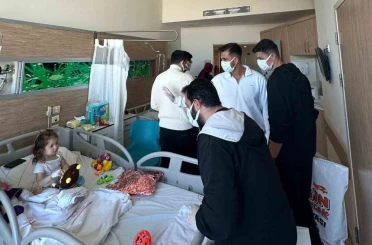 Karaman’da lösemi hastası çocuklar sevindirildi 