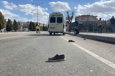 Karaman’da minibüsün çarptığı 57 yaşındaki adam kurtarılamadı 