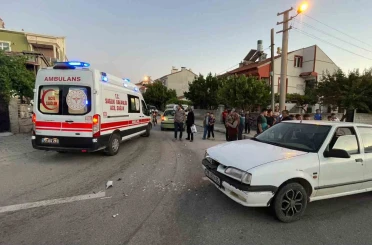 Karaman’da otomobiller çarpıştı: 1 yaralı 