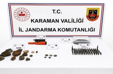 Karaman’da tarihi eserler ele geçirildi: 6 tutuklama 