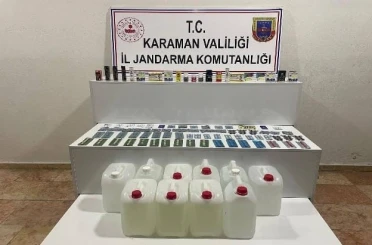 Karaman’da uyuşturucu ve etil alkol ele geçirildi: Aranan 8 kişi tutuklandı 