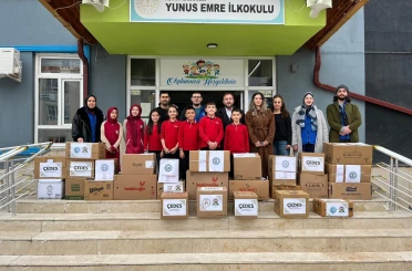 Karapınar'da üç okuldan Ramazan'da anlamlı dayanışma