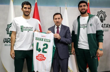 Karatay Belediyespor'dan Hasan Kılca'ya ziyaret