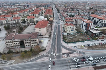 Karatay'da sıcak asfalt çalışması sona erdi