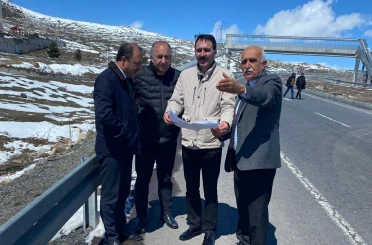 Karayolları Çıldır’da bağlantı yolları için çalışma başlattı 