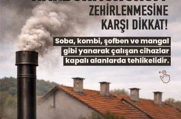 Karbonmonoksit zehirlenmelerine dikkat 