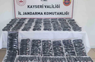 Kargo yolu ile 3 milyon TL’lik kaçak gözlüğe jandarma operasyonu 