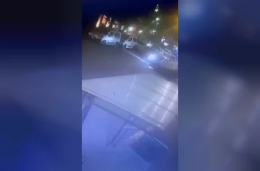 Kars’ta 4 kişinin yaralandığı kaza güvenlik kamerasında 