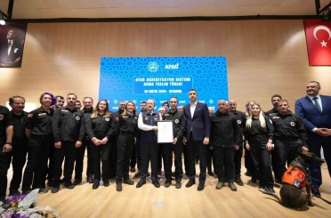 Kartal Belediyesi Arama Kurtarma Ekibi "AFAD Ağır Seviye Akreditasyonu" aldı 