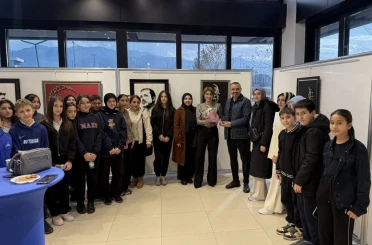 Kartepe’de filografi sergisi sanatseverlerle buluştu 