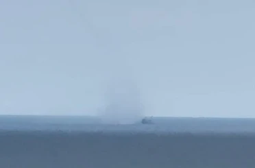 Kastamonu’da denizde çıkan hortum kamerada 