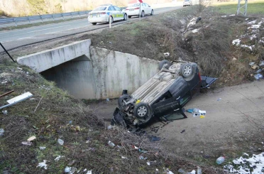 Kastamonu’da hafif ticari araç şarampole uçtu: 1 ölü 