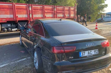 Kastamonu’da iki otomobil çarpıştı: 2 yaralı 