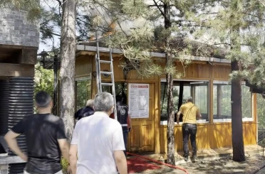 Kastamonu’da tesiste çıkan yangın ormana sıçramadan söndürüldü 