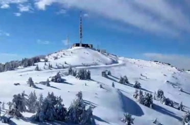 Kavaklıdere beyaza büründü 