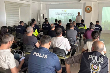 Kavaklıdere’de orman yangınlarıyla mücadele eğitimi düzenlendi 