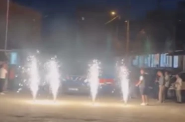 Kavga ihbarı yaptılar, jandarmayı konfeti ile karşıladılar 