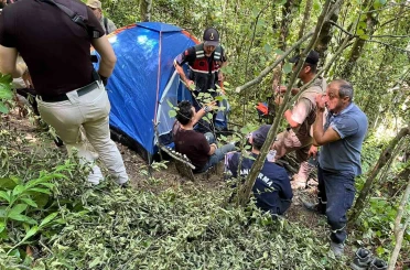 Kayıp şahıs ormanda yaralı halde bulundu 