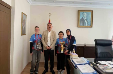 Kaymakam Ateş, Türkiye şampiyonası öncesi sporcuları ağırladı 