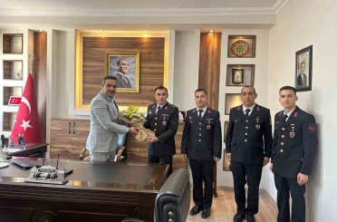 Kaymakam Dalak’tan jandarmaya tebrik ve teşekkür 