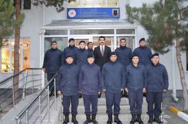 Kaymakam Eser; kolluk kuvvetlerini ziyaret etti 