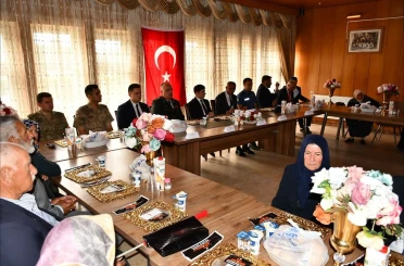 Kaymakam Gülnar, gazileri unutmadı 