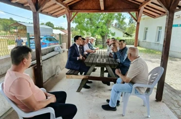 Kaymakam Kara: "Vatandaşlarımızla her fırsatta bir araya gelerek onların talep ve önerilerini yerinde dinlemeyi önemsiyoruz" 