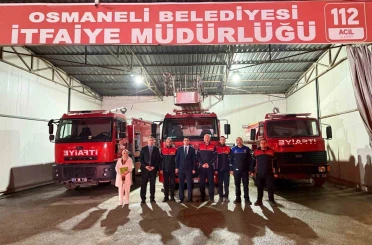 Kaymakam Kılıç itfaiye ve zabıta çalışmalarını inceledi 