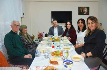 Kaymakam Odabaş’tan şehit ailesine gönül sofrası ziyareti 