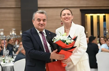 Kaymakam Öztürk’e veda yemeği 