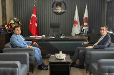 Kaymakam Topsakaloğlu ile Başsavcı Çatlı bir araya geldi 