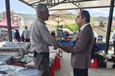 Kaymakam Uçar halk pazarı esnafı ile bir araya geldi 