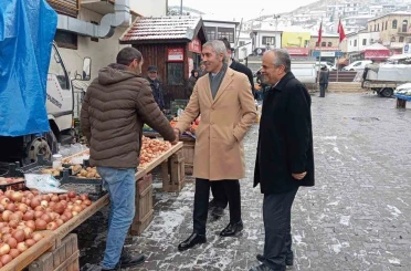 Kaymakam Ünal Coşkun’dan esnafa anlamlı ziyaret 