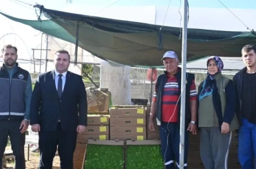 Kaymakam Ünal’dan çiftçilere sertifikalı tohum desteği 