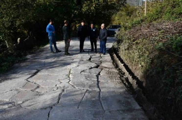Kaymakamdan yol tahribatına müdahale 