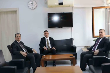 Kaymakamlardan Kaymakam Yıdız’a ’hayırlı olsun’ ziyareti 