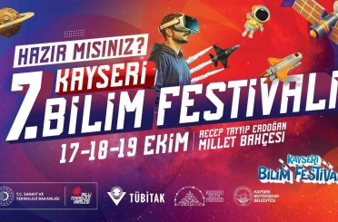 Kayseri 7. Bilim Festivali başlıyor 
