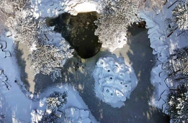 Kayseri buz tuttu: Termometreler eksi 14’ü gösterdi 