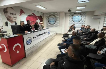 Kayseri U14 Ligi fikstür çekimi yapıldı 