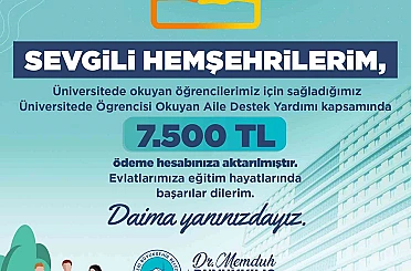 Kayseri’de 22 milyon TL’lik destek ödemeleri öğrencilerin hesaplarına aktarıldı 