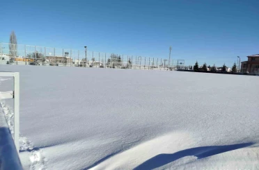Kayseri’de amatör maçlara kar engeli 