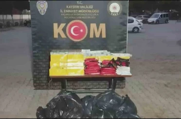 Kayseri’de kaçak sigara operasyonu 