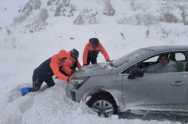 Kayseri’de mahsur kalan 117 kişi kurtarıldı 