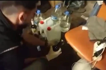 Kayseri’de sahte alkol üreten şahıs yakalandı 
