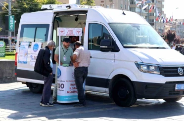 Kayseri’de tütünle mücadelede yeni dönem: ‘Mobil Sigara Bırakma Aracı’ hizmete başladı 
