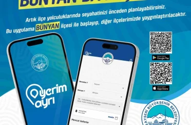 Kayseri’de ulaşımda ilk: ’Yerim Ayrı’ mobil uygulaması 
