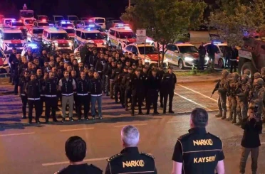 Kayseri’deki dev uyuşturucu operasyonunda 211 kişi tutuklandı 